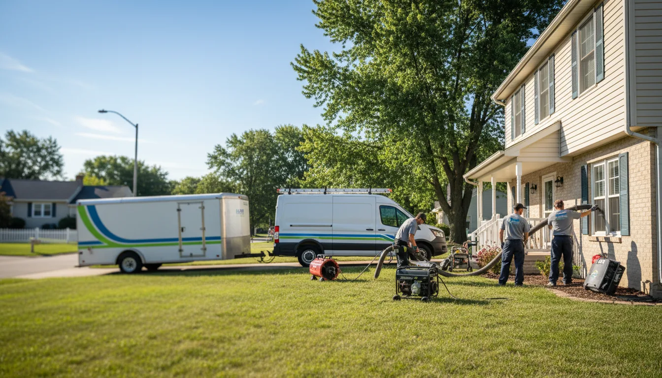 Flooded Basement Restoration And Cleanup With Repair in Hettinger, ND near me